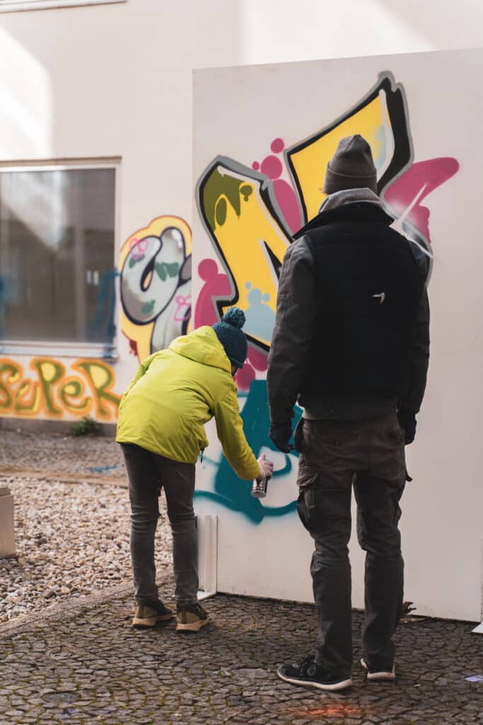 KUNSTLABOR 2 Graffiti Workshop Kids München