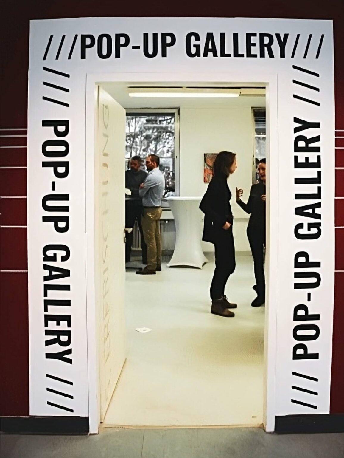 Pop-up-Gallery in der Kunstausstellung Kunstlabor 2 München